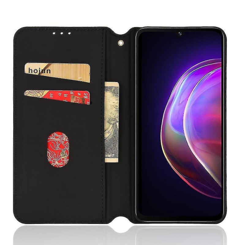 Θήκη Book Smart Magnet  Diamond Three Dimensional Case Xiaomi Poco M6 Pro 4G  / Redmi Note 13 Pro 4G Purple