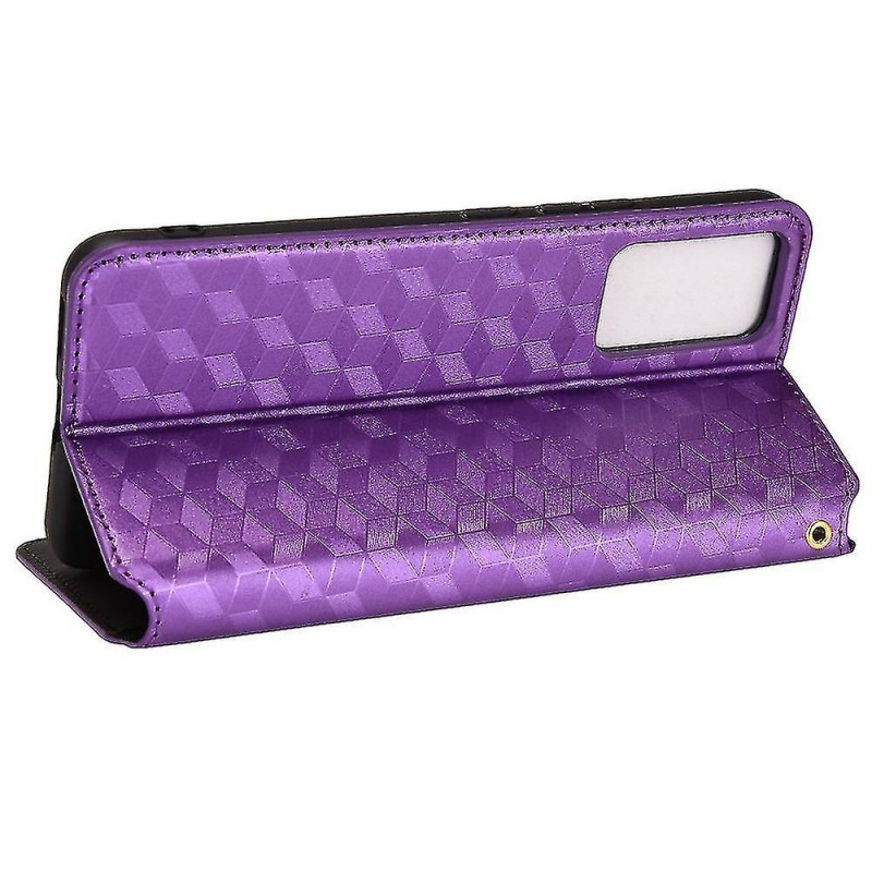 Θήκη Book Smart Magnet  Diamond Three Dimensional Case Xiaomi Poco M6 Pro 4G  / Redmi Note 13 Pro 4G Purple