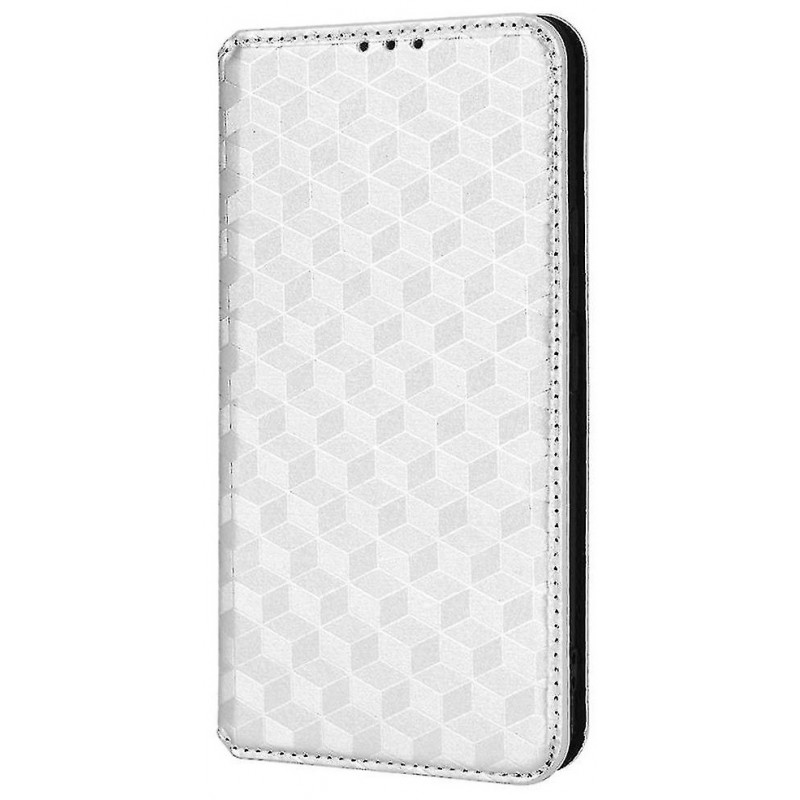Θήκη Book Smart Magnet  Diamond Three Dimensional Case Realme C67 4G White