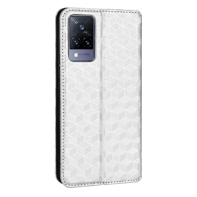 Θήκη Book Smart Magnet  Diamond Three Dimensional Case Realme C67 4G White