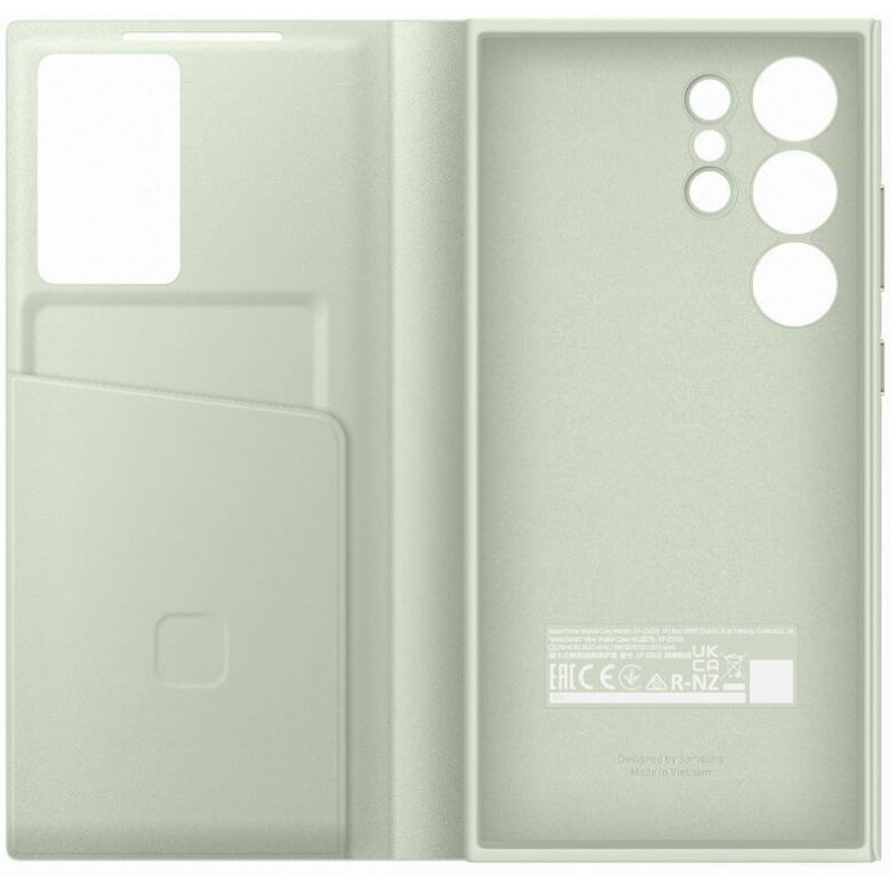 Θήκη Samsung Smart View Wallet Case EF-ZS928CGE Samsung Galaxy S24 Ultra S928 Light Green (Original)
