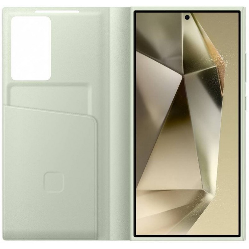 Θήκη Samsung Smart View Wallet Case EF-ZS928CGE Samsung Galaxy S24 Ultra S928 Light Green (Original)