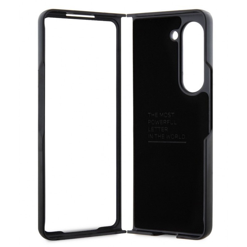 Θήκη BMW PU Carbon Blue Line Case Samsung Galaxy Z Fold5 5G SM-F946 Black