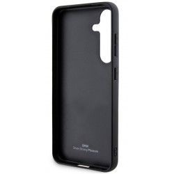 Θήκη BMW Signature Leather Metal Logo Case Samsung Galaxy S24 S921 Black