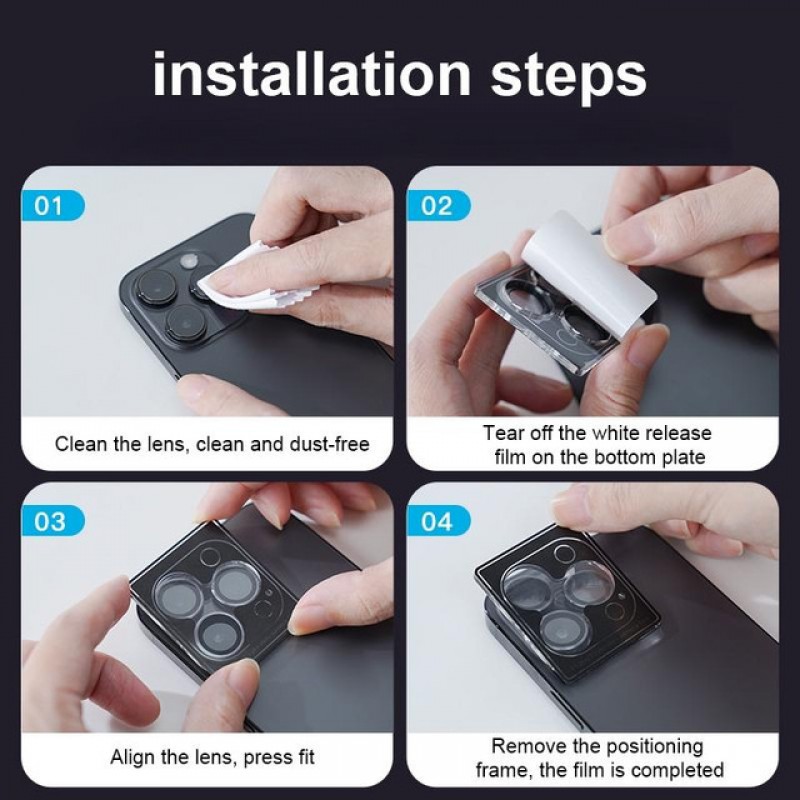 Γυαλί Προστασίας Eagle Eye Camera Lens with Metal Ring Iphone 15 Pro (6.1'')/15 Pro Max (6.7") Tempered Glass 9H AntiCrash / AntiShock Titanium Natural Γυαλί Προστασίας Eagle Eye Camera Lens with Metal Ring Iphone 15 Pro (6.1'')/15 Pro Max (6.7") Tempered Glass 9H AntiCrash / AntiShock Titanium Natural