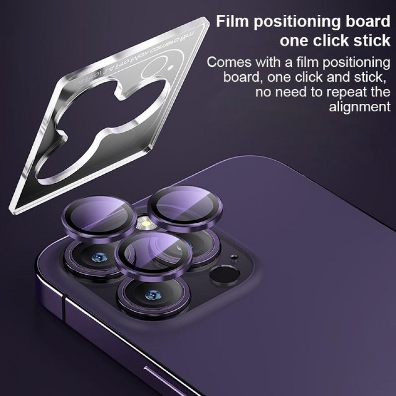 Γυαλί Προστασίας Eagle Eye Camera Lens with Metal Ring Iphone 15 Pro (6.1'')/15 Pro Max (6.7") Tempered Glass 9H AntiCrash / AntiShock Titanium Natural Γυαλί Προστασίας Eagle Eye Camera Lens with Metal Ring Iphone 15 Pro (6.1'')/15 Pro Max (6.7") Tempered Glass 9H AntiCrash / AntiShock Titanium Natural