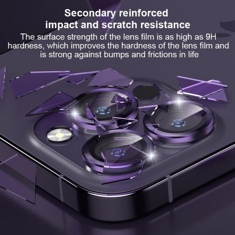 Γυαλί Προστασίας Eagle Eye Camera Lens with Metal Ring Iphone 15 Pro (6.1'')/15 Pro Max (6.7") Tempered Glass 9H AntiCrash / AntiShock Titanium Natural Γυαλί Προστασίας Eagle Eye Camera Lens with Metal Ring Iphone 15 Pro (6.1'')/15 Pro Max (6.7") Tempered Glass 9H AntiCrash / AntiShock Titanium Natural