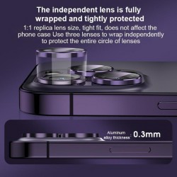 Γυαλί Προστασίας Eagle Eye Camera Lens with Metal Ring Iphone 15 Pro (6.1'')/15 Pro Max (6.7") Tempered Glass 9H AntiCrash / AntiShock Titanium Natural Γυαλί Προστασίας Eagle Eye Camera Lens with Metal Ring Iphone 15 Pro (6.1'')/15 Pro Max (6.7") Tempered Glass 9H AntiCrash / AntiShock Titanium Natural