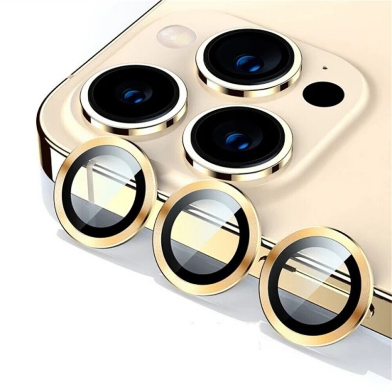 Γυαλί Προστασίας Eagle Eye Camera Lens with Metal Ring Iphone 14 Pro (6.1\'\')/14 Pro Max (6.7") Tempered Glass 9H AntiCrash / AntiShock Gold Γυαλί Προστασίας Eagle Eye Camera Lens with Metal Ring Iphone 14 Pro (6.1\'\')/14 Pro Max (6.7") Tempered Glass 9H AntiCrash / AntiShock Gold