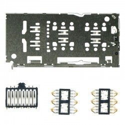 Nano SIM Tray για Samsung Galaxy A50 SM-A505 Black (Original)