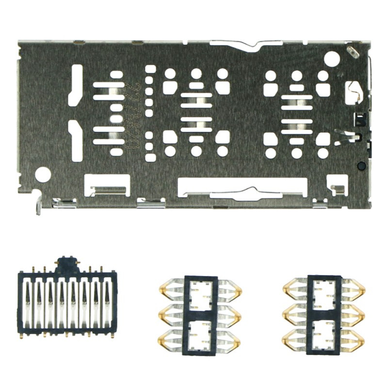 Nano SIM Tray για Samsung Galaxy A50 SM-A505 Black (Original)