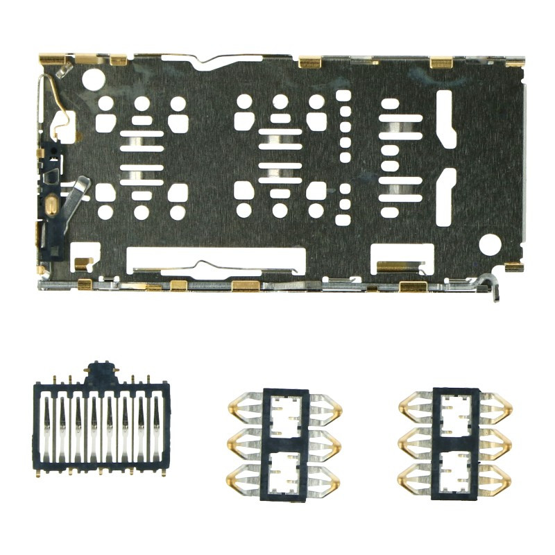Nano SIM Tray για Samsung Galaxy A50 SM-A505 Black (Original)