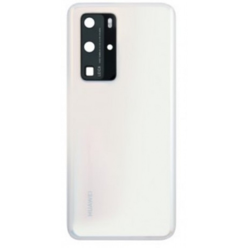 Καπάκι Μπαταρίας Huawei P40 Pro Ice White (OEM) with Camera Glass