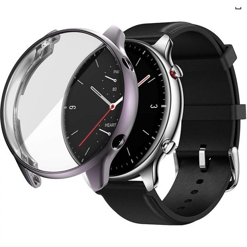 Θήκη Electroplated TPU Full Screen Cover Amazfit GTR 2/2e Grey