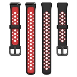 Ανταλλακτικό λουράκι QuickFit Huawei Watch Fit/Fit New Softband Black/Red