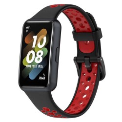 Ανταλλακτικό λουράκι QuickFit Huawei Watch Fit/Fit New Softband Black/Red