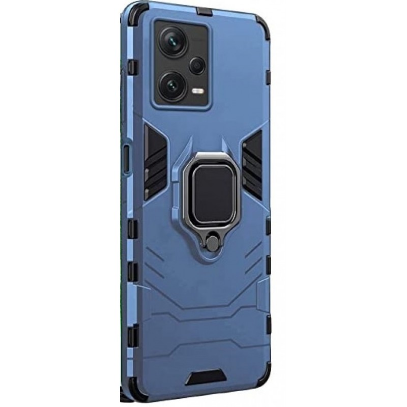 Θήκη Ring Armor Magnetic Stand Huawei Nova Y70 Shockproof Blue