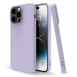 Θήκη Real Smooth Silicone  Apple iPhone 14 Pro  (6.1") Lavender
