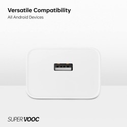 Φορτιστής Ταξιδιού Oppo SuperVooc 33W White (Original Bulk Only Adapter) 