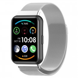Ανταλλακτικό λουράκι QuickFit Huawei Watch Fit 2 Milanese Band Silver