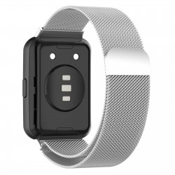 Ανταλλακτικό λουράκι QuickFit Huawei Watch Fit 2 Milanese Band Silver