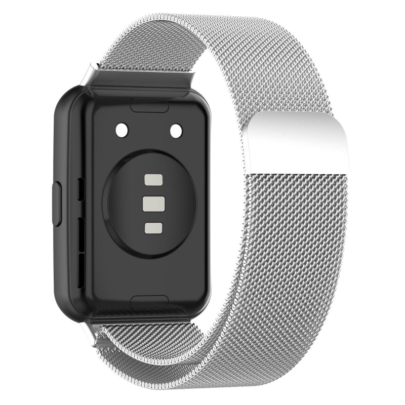 Ανταλλακτικό λουράκι QuickFit Huawei Watch Fit 2 Milanese Band Silver