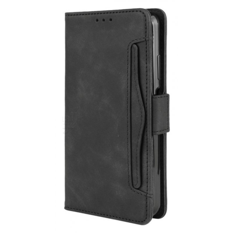Θήκη Book Leather Wallet & Velvet Pouch Samsung Galaxy S23+ Plus 5G SM-S916 Card Holder Black