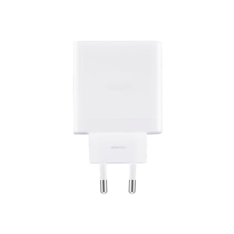 Φορτιστής Ταξιδίου OnePlus Warp Wall Quick Charge 80W Supervooc GaN White (Only Adapter Original Bulk)