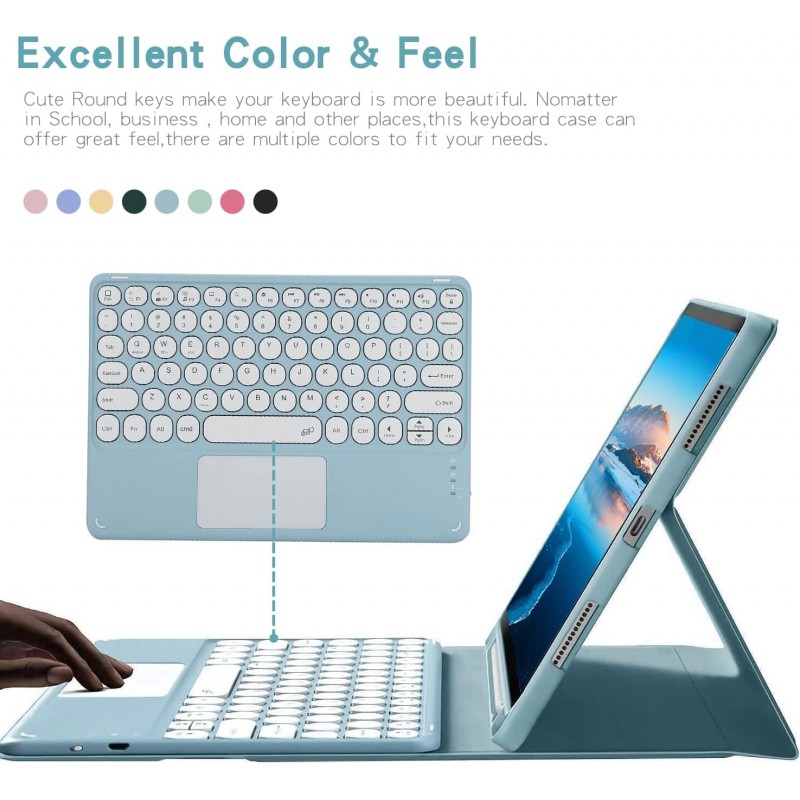 Θήκη Πληκτρολογίου/ Υποδοχή Γραφίδας & Keyboard with TouchPad Xiaomi Pad 7 11.2" Mint