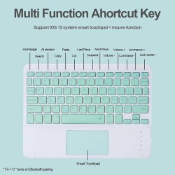 Θήκη Πληκτρολογίου & Keyboard QWERTY with TouchPad Samsung Galaxy Tab S9 FE / S10 FE 11" SM-X520/X526 Black Θήκη Πληκτρολογίου & Keyboard QWERTY with TouchPad Samsung Galaxy Tab S9 FE / S10 FE 11" SM-X520/X526 Black