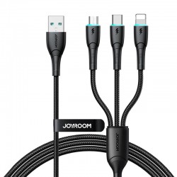 Καλώδιο Joyroom USB 3in1 USB-C/Lightning/Micro USB 1.2m Black