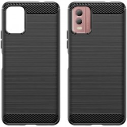 Θήκη TPU Carbon Fiber Brushed Nokia C32 Black Θήκη TPU Carbon Fiber Brushed Nokia C32 Black