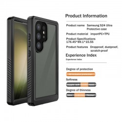 Αδιάβροχη θήκη Redpepper Samsung Galaxy S25 5G S931 Shockproof/Waterproof Black/Clear