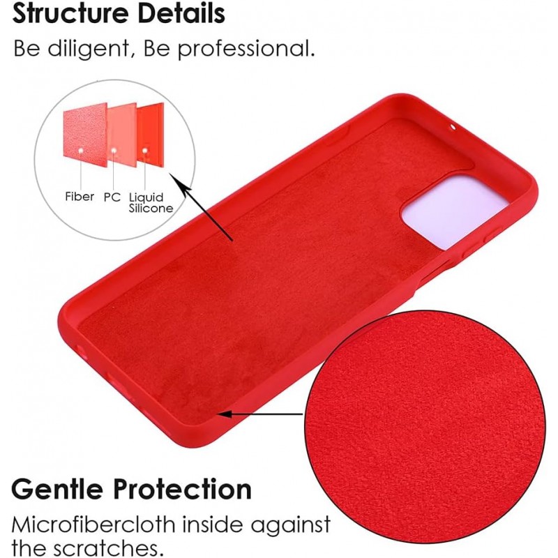 Θήκη  Liquid Silicone Case Motorola Moto G84