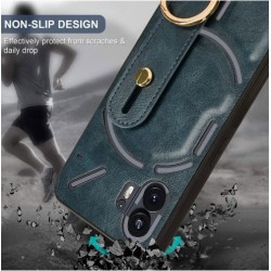 Θήκη PC+PU Leather Wristband Xiaomi Redmi Note 13 5G Blue Θήκη PC+PU Leather Wristband Xiaomi Redmi Note 13 5G Blue