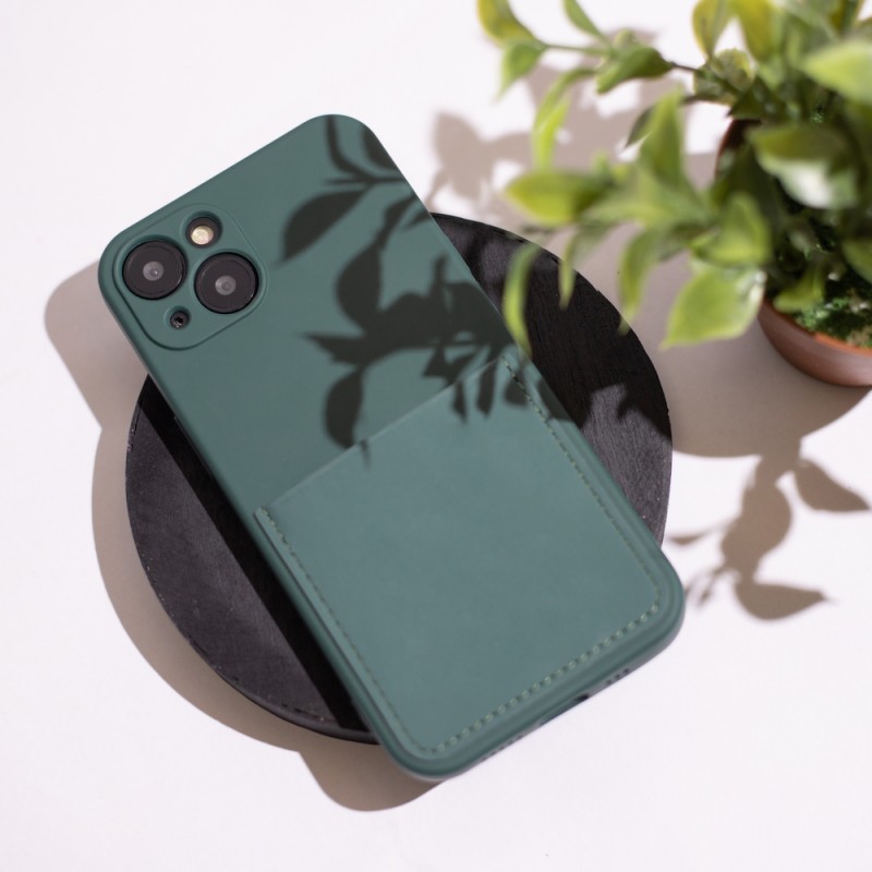 Θήκη Card Cover Case Xiaomi Redmi 9A/9AT/9i Green