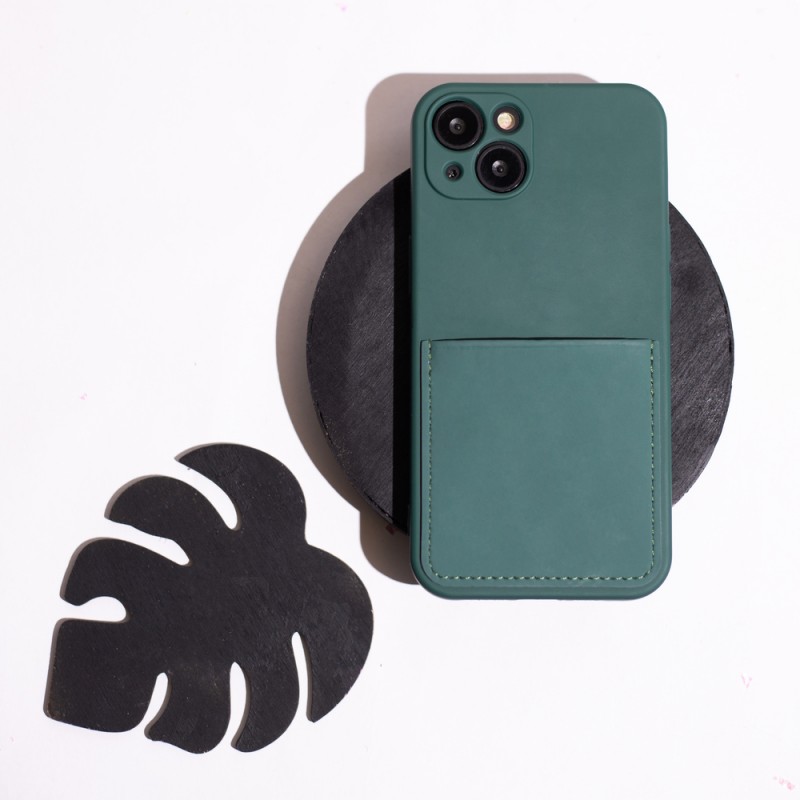 Θήκη Card Cover Case Xiaomi Redmi 9A/9AT/9i Green