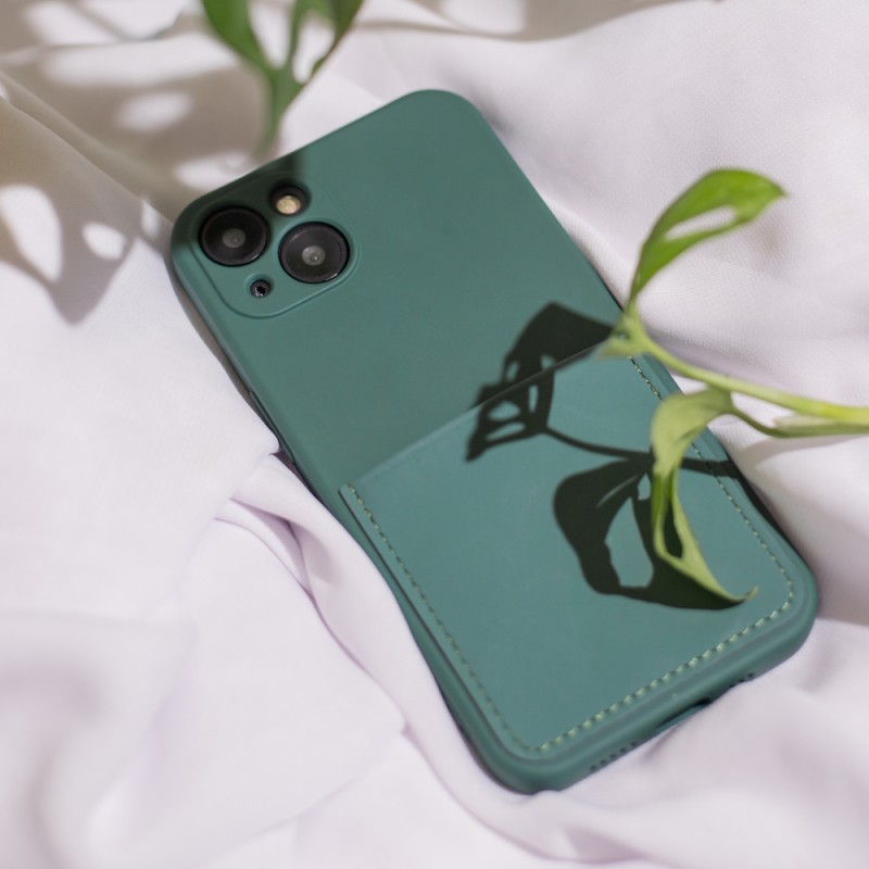 Θήκη Card Cover Case Xiaomi Redmi 9A/9AT/9i Green