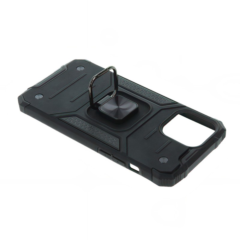 Θήκη Ring Armor Magnetic Stand Motorola Moto G53 / G13 / G23 Shockproof Black Θήκη Ring Armor Magnetic Stand Motorola Moto G53 / G13 / G23 Shockproof Black