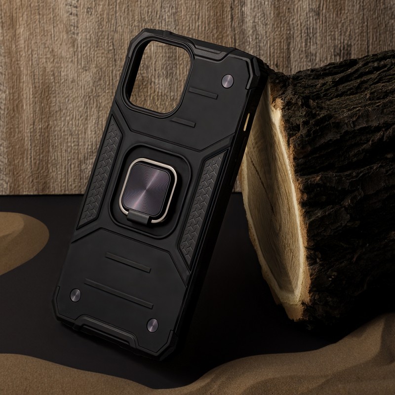 Θήκη Ring Armor Magnetic Stand Motorola Moto G53 / G13 / G23 Shockproof Black Θήκη Ring Armor Magnetic Stand Motorola Moto G53 / G13 / G23 Shockproof Black