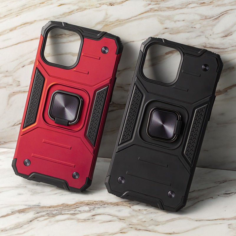Θήκη Ring Armor Magnetic Stand Motorola Moto G53 / G13 / G23 Shockproof Black Θήκη Ring Armor Magnetic Stand Motorola Moto G53 / G13 / G23 Shockproof Black