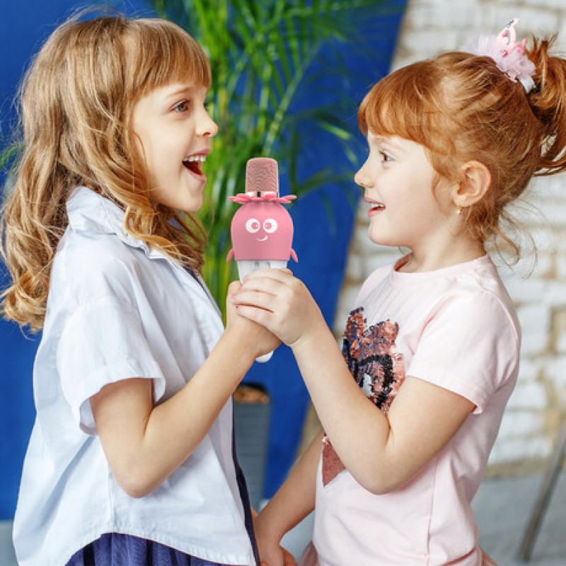 FOREVER Bluetooth Μικρόφωνο με ηχείο AMS-200 Pink