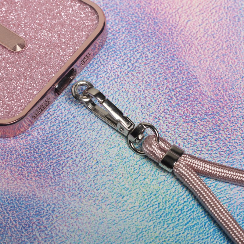 Λουράκι Λαιμού στήριξης Θήκης Smartphone Universal Neck Strap Rose Gold