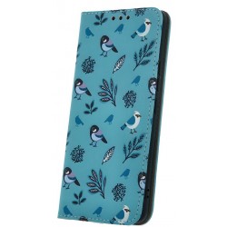Θήκη Book Smart Trendy Winter Birds Motorola Moto E13 Blue