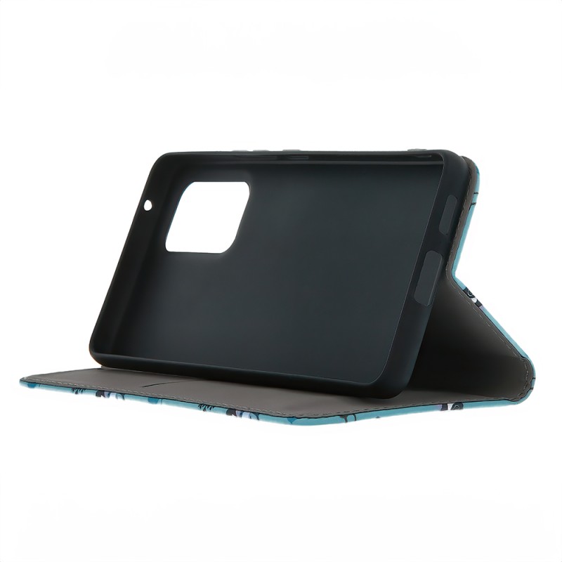 Θήκη Book Smart Trendy Winter Birds Motorola Moto E13 Blue