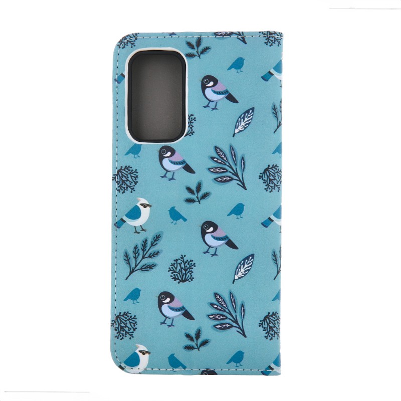 Θήκη Book Smart Trendy Winter Birds Motorola Moto E13 Blue