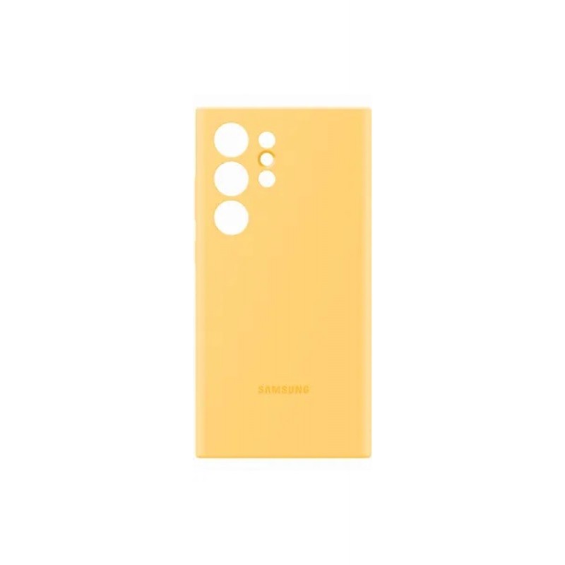 Θήκη Samsung Galaxy S24 Ultra SM-S928 Silicone Cover EF-PS928TYEGWW Yellow (Original)