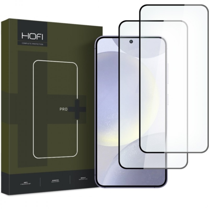 Γυαλί Προστασίας Hofi Glass Pro+ 2-Pack Tempered Glass Samsung Galaxy S25 5G Black
