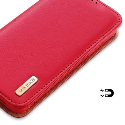 Θήκη DuxDucis Leather Samsung Galaxy S24 Ultra 5G S928 Red Θήκη DuxDucis Leather Samsung Galaxy S24 Ultra 5G S928 Red