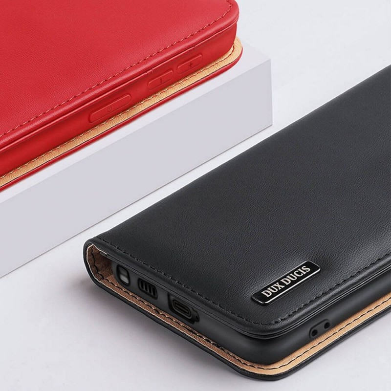 Θήκη DuxDucis Leather Samsung Galaxy S24 Ultra 5G S928 Red Θήκη DuxDucis Leather Samsung Galaxy S24 Ultra 5G S928 Red